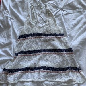 Knit striped tank